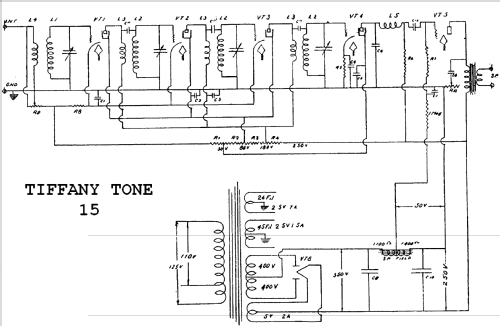 Tiffany Tone 15; Horn Radio Mfg. Co., (ID = 431010) Radio