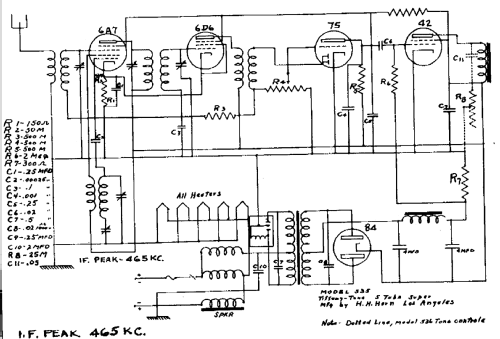 Tiffany Tone 535; Horn Radio Mfg. Co., (ID = 430262) Car Radio