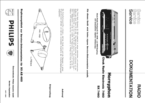 Electronic Clock Radio 7460 SX7460; Horny Hornyphon; (ID = 316983) Radio