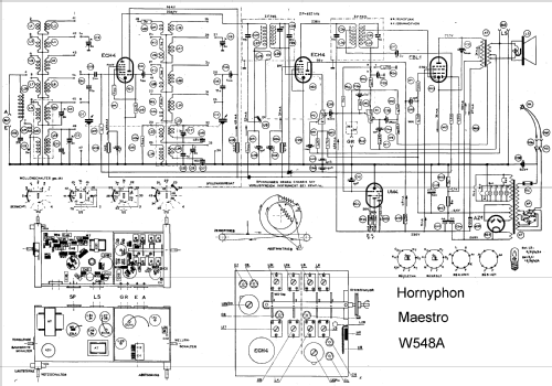 Maestro W548A; Horny Hornyphon; (ID = 32634) Radio