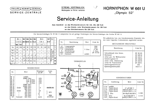 Olympic 52 W661U; Horny Hornyphon; (ID = 771946) Radio