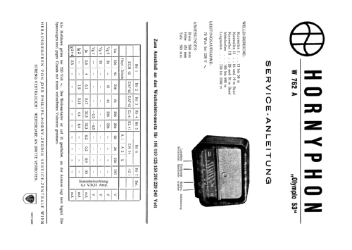 Olympic 53 W762A; Horny Hornyphon; (ID = 772578) Radio