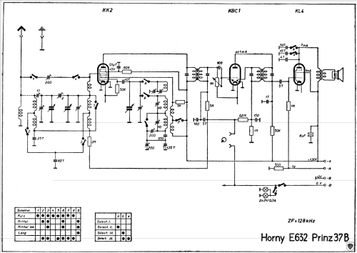 Prinz 37B E632; Horny Hornyphon; (ID = 618163) Radio