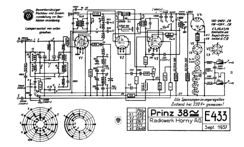 Prinz 38GW E433; Horny Hornyphon; (ID = 315566) Radio
