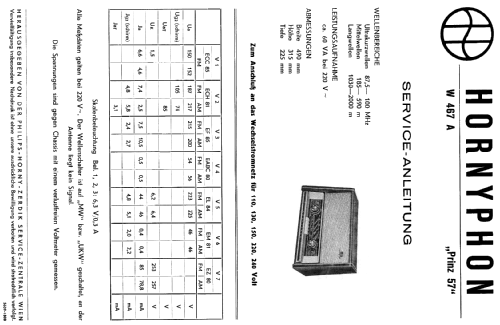 Prinz 57 W467A; Horny Hornyphon; (ID = 110605) Radio