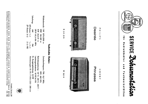 Prinzess W362A /00 /70; Horny Hornyphon; (ID = 790954) Radio