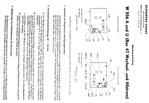 Rex 47 W W556A I; Horny Hornyphon; (ID = 66267) Radio