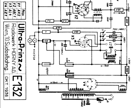 Ultra-Prinz W E132 ; Horny Hornyphon; (ID = 1725280) Radio