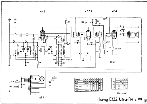 Ultra-Prinz W E132 ; Horny Hornyphon; (ID = 618736) Radio