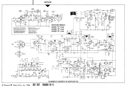 14S202 Ch= 'Q' Line; Hotpoint Inc.; (ID = 1987476) Fernseh-E