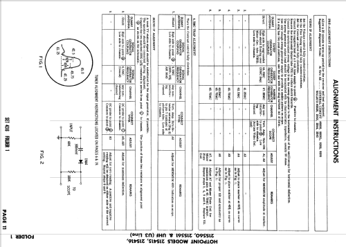 21S415 Ch= U3 Line; Hotpoint Inc.; (ID = 877892) Televisore