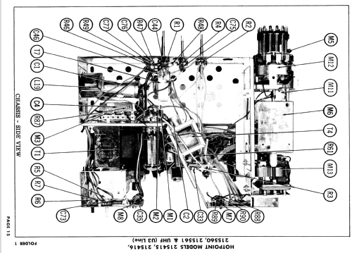 21S416 Ch= U3 Line; Hotpoint Inc.; (ID = 877926) Télévision