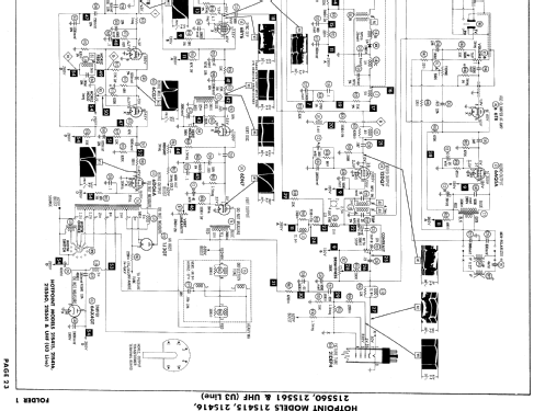 21S416 Ch= U3 Line; Hotpoint Inc.; (ID = 877934) Television