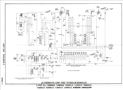 21S452 CH= U line; Hotpoint Inc.; (ID = 1753114) Televisore