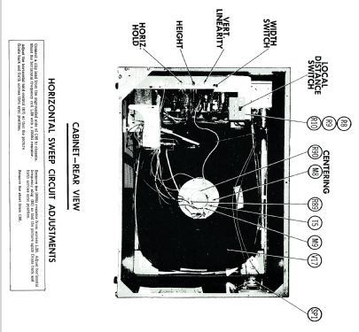 24S801 CH= U line; Hotpoint Inc.; (ID = 1754457) Televisore