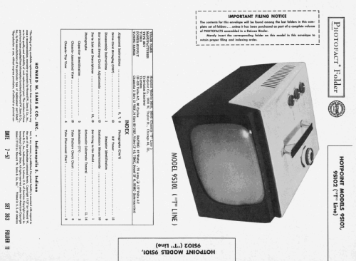 9S102 UHF ; Hotpoint Inc.; (ID = 2406026) Television