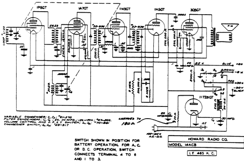 14-ACB ; Howard Radio Company (ID = 62459) Radio