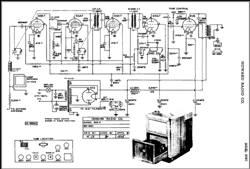 906C ; Howard Radio Company (ID = 430968) Radio