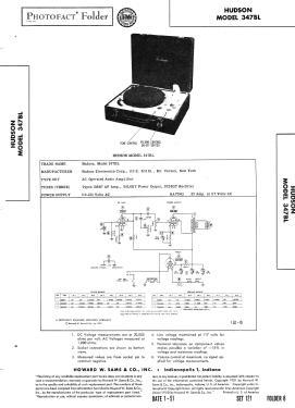 347BL; Hudson Electronics, (ID = 2833454) Ton-Bild