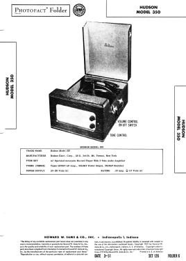 350 ; Hudson Electronics, (ID = 2871969) Reg-Riprod