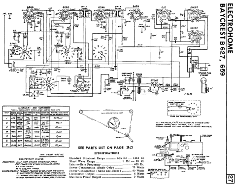 Baycrest B-627AM ; Hudson's Bay Company (ID = 2151102) Radio