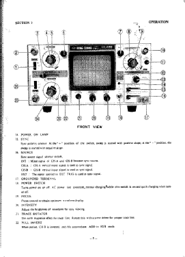 Oscilloscope OS-615S; Hung Chang Co. Ltd., (ID = 2974251) Equipment
