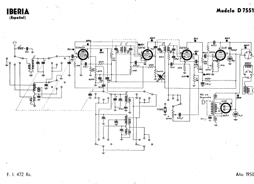43EB Serie D7551; Iberia Radio SA; (ID = 1711115) Radio