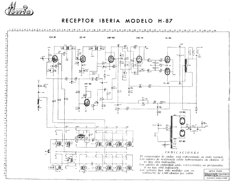 H-87; Iberia Radio SA; (ID = 615486) Radio