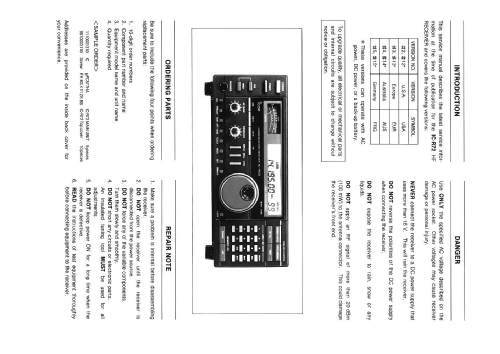 IC-R72; Icom, Inoue (ID = 1952404) Amateur-R