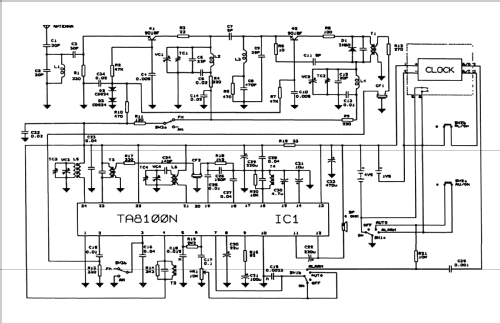 Goofy Uhrenradio ET210; ICS/SEC Selectronic (ID = 2064934) Radio