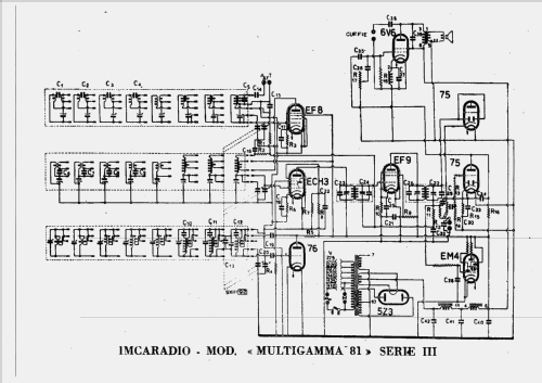 Multigamma IF81 N; Imca Radio; (ID = 1542363) Radio