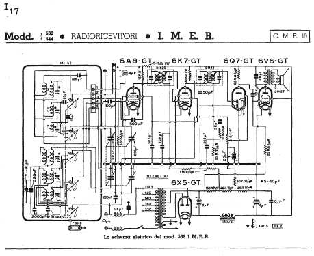 539; IMER Radio I.M.E.R.; (ID = 206299) Radio