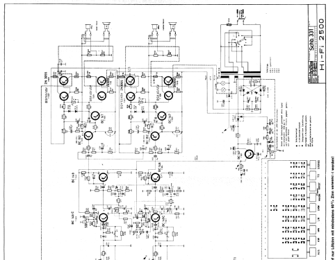 Hi-Fi 2500; Imperial Rundfunk (ID = 327234) Radio