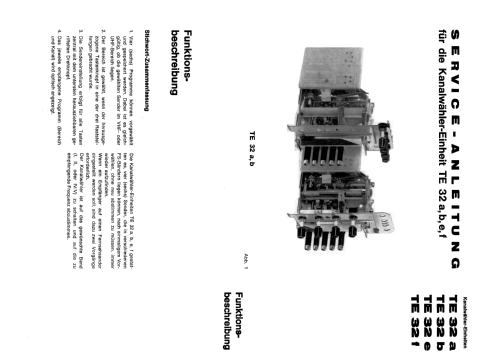 Kanalwähler-Einheit TE 32 /a /b /e /f ; Imperial Rundfunk (ID = 1948224) mod-past25