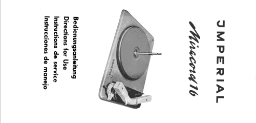 Miracord 16; Imperial Rundfunk (ID = 805323) Sonido-V