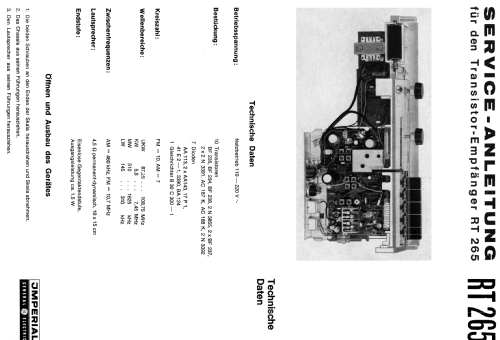 RT265; Imperial Rundfunk (ID = 2079452) Radio