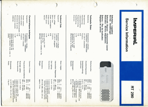 RT290; Imperial Rundfunk (ID = 2147601) Radio