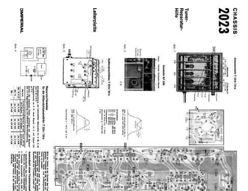 S/W Fernsehempfänger Chassis 2023; Imperial Rundfunk (ID = 1945907) Television