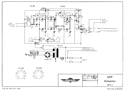 UHF-Konverter DT7/1; Imperial Rundfunk (ID = 407760) Adattatore