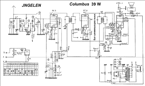 Columbus 39W; Ingelen, (ID = 26178) Radio