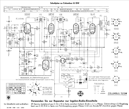 Columbus 52GW; Ingelen, (ID = 504931) Radio