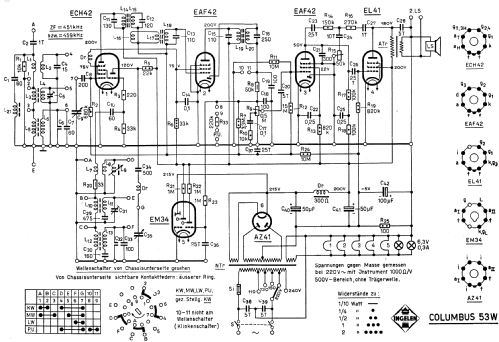 Columbus 53W; Ingelen, (ID = 1299288) Radio