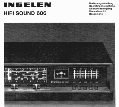 HiFi-Stereo-Steuergerät 606; Ingelen, (ID = 565394) Radio