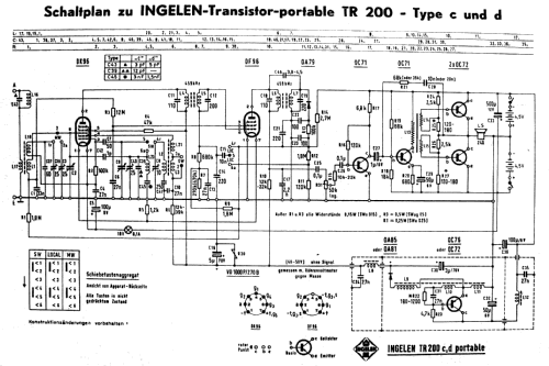 portable TR200c; Ingelen, (ID = 65836) Radio