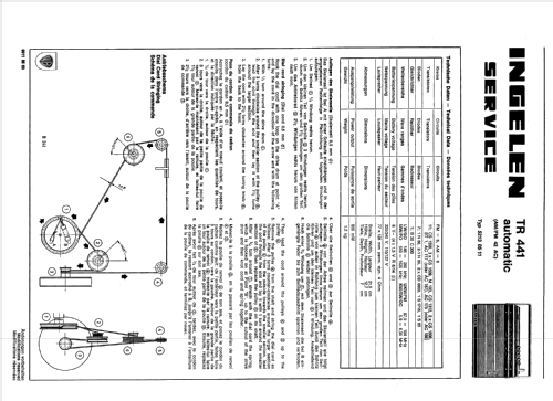 TR441 automatic ; Ingelen, (ID = 866731) Radio