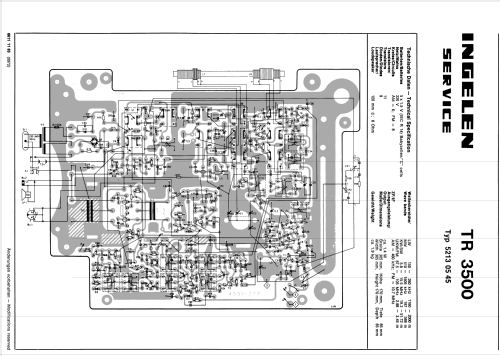 TR-3500 ; Ingelen, (ID = 2031576) Radio