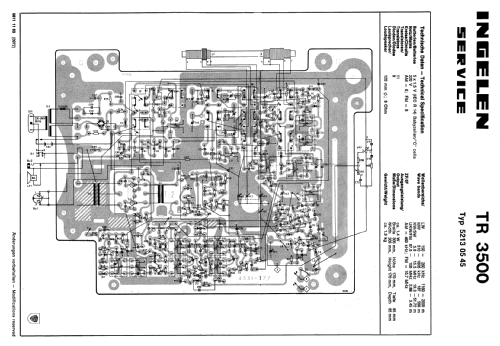 TR-3500 ; Ingelen, (ID = 853352) Radio