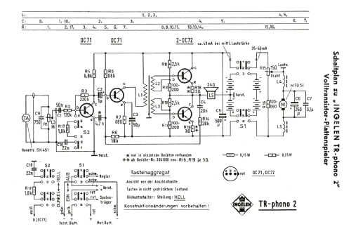 TR Phono 2; Ingelen, (ID = 212756) R-Player