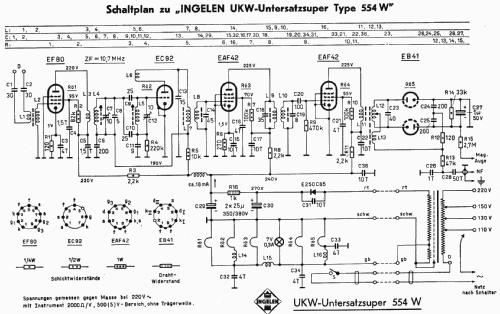 UKW-Untersatzsuper 554W; Ingelen, (ID = 6549) Converter