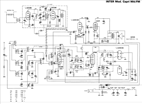 Capri AM-FM P-227/0; Inter Electrónica, S (ID = 281630) Radio